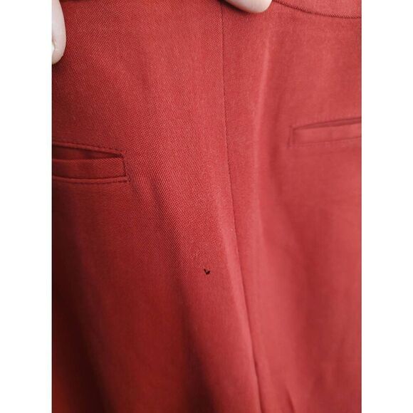 Burberry Women’s 6 Carmine Red Jacinda Ankle Length Pants Trousers Italy $1200 - Picture 13 of 16